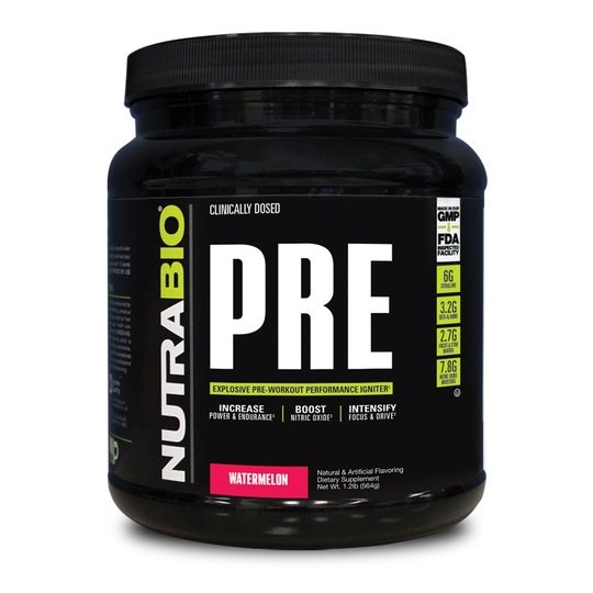 NutraBio Pre (Regular and Stim Free)