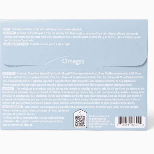 NutriPatch Omega Topical Patch