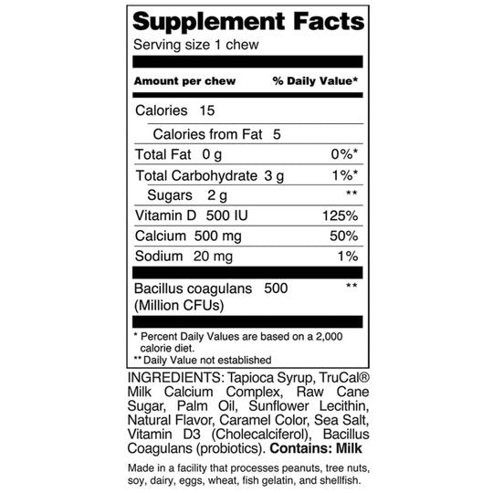 ProCare Health Calcium Soft Chew 500mg - Dinner Mint