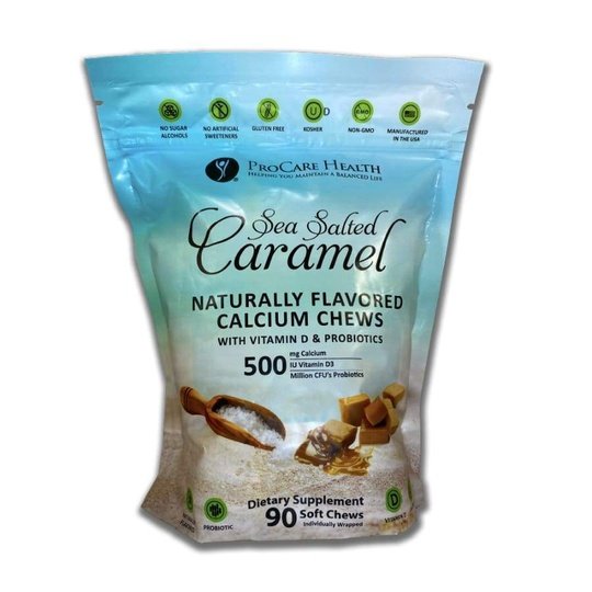 ProCare Health Calcium Soft Chew 500mg - Sea Salted Caramel