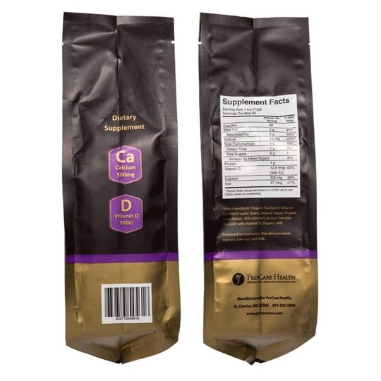 ProCare Health Dark Chocolate Calcium Bars