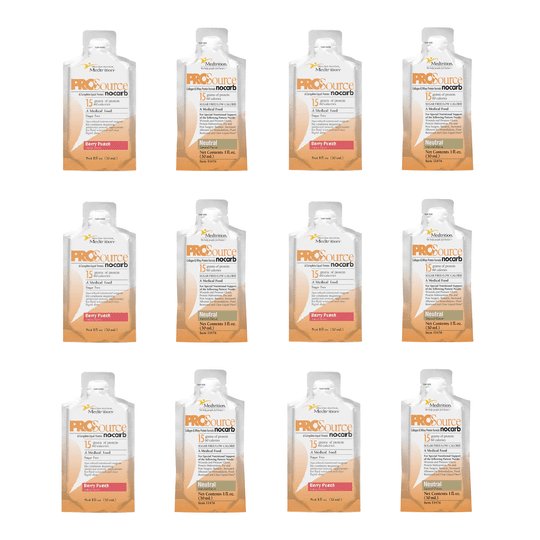 ProSource NoCarb Liquid Collagen & Whey Protein Packets by Medtrition - Variety Pack