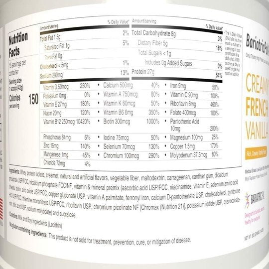 Protein ONE™ Complete Meal Replacement with Multivitamin, Calcium & Iron by BariatricPal - Variety Pack (15 Serving Tubs)