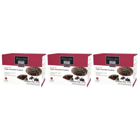 Proti Diet 15g Protein Cookies - Triple Chocolate