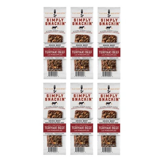 Simply Snackin' Beef Protein Snack - Teriyaki Beef with Pineapples
