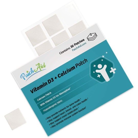 Vitamin D3 Plus Calcium Vitamin Patch by PatchAid