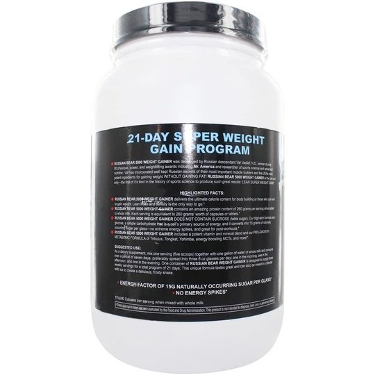 Vitol Russian Bear 5000 Weight Gainer