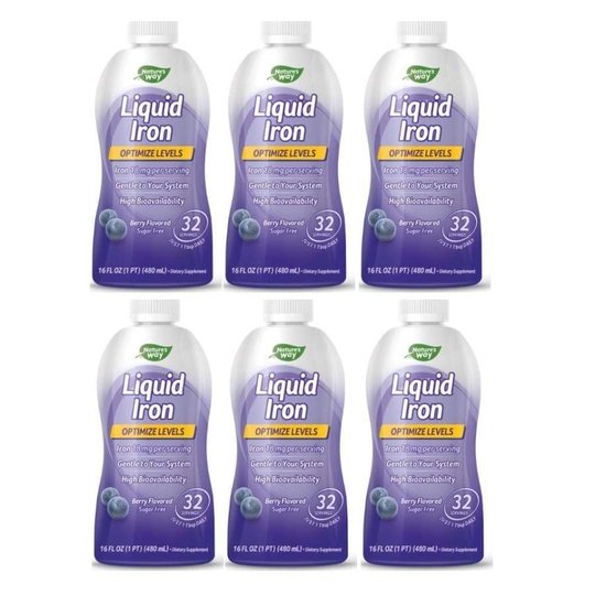 Liquid Iron (18mg) by Natures Way - Berry Flavor