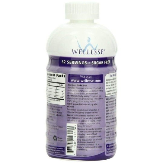 Liquid Iron (18mg) by Natures Way - Berry Flavor