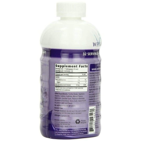 Liquid Iron (18mg) by Natures Way - Berry Flavor